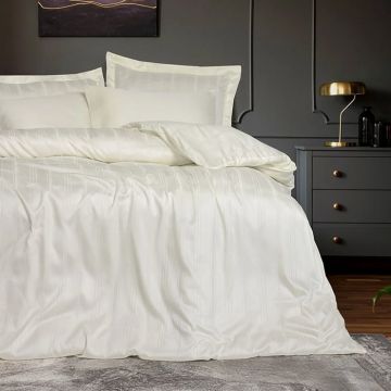 Lenjerie Stripe Ecru (Bambus)