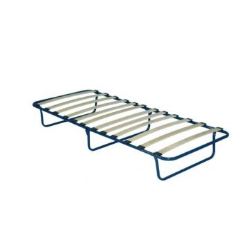 Pat pliabil Gloria, 80x190, 12 lamele, saltea 4 cm, cadru metal