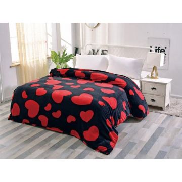 Patura Cocolino Black Heart 200x230 cm