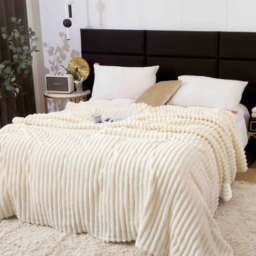 Patura Cocolino Groasa Stripe V11 Cream 200x230 cm