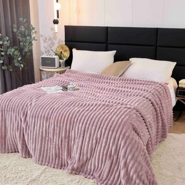 Patura Cocolino Groasa Stripe V14 Lila 200x230 cm