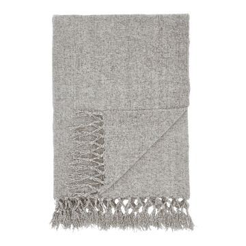 Pătură gri din janilie 130x170 cm Wilson – Catherine Lansfield