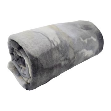 Pătură gri din polar/fleece 150x200 cm Marble – JAHU collections