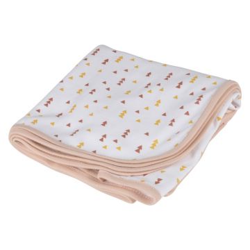 Pătură pentru copii albă din bumbac 75x75 cm Forest – Bébé Douceur