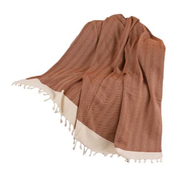 Pătură teracotă 150x200 cm Baliksirti – Mijolnir