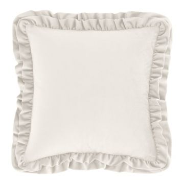 Pernă decorativă din catifea 43x43 cm Velvet Double Frill – Catherine Lansfield