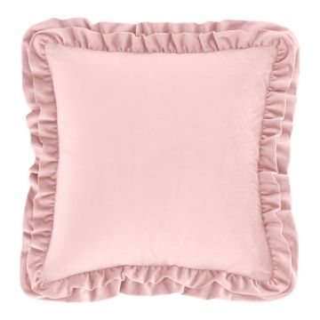 Pernă decorativă din catifea 43x43 cm Velvet Double Frill – Catherine Lansfield