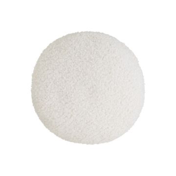 Pernă decorativă din sherpa ø 40 cm Sherpa – Casa Selección