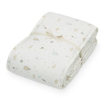 Apărătoare pentru pătuț fildeș din bumbac organic 365 cm Dreamland – Cam Cam Copenhagen