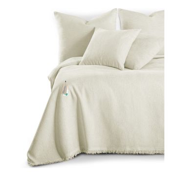 Cuvertură crem din janilie 220x240 cm Talo – Filumi