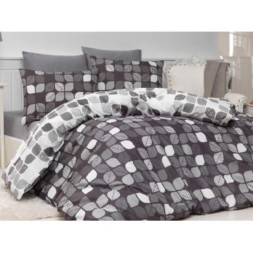 Lenjerie Bunku Gri (Bumbac 100%)