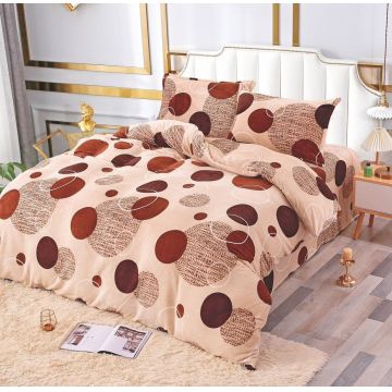 Lenjerie Circle Maro cocolino cu Elastic 180x200 (Cocolino)