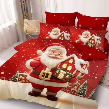 Lenjerie Craciun Noel V104 6 Piese (Finet)