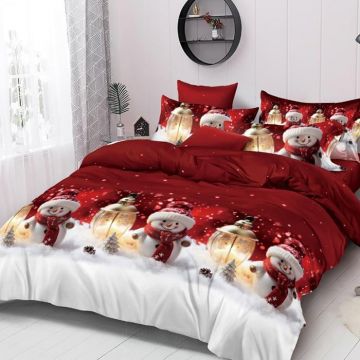 Lenjerie Craciun Winter V12 6 Piese (Finet)