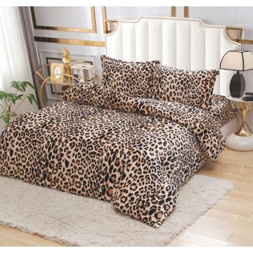 Lenjerie Danger Leopard 4 Piese (Cocolino)