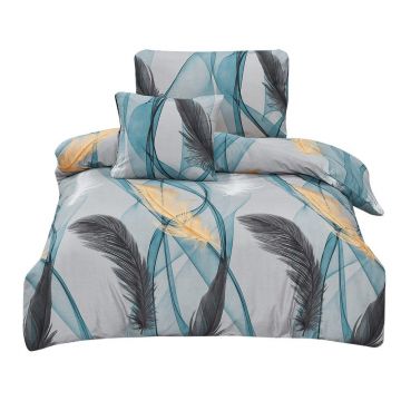 Lenjerie de pat din microsatin pentru pat de o persoană cu 3 piese 140x200 cm Melissa – My House