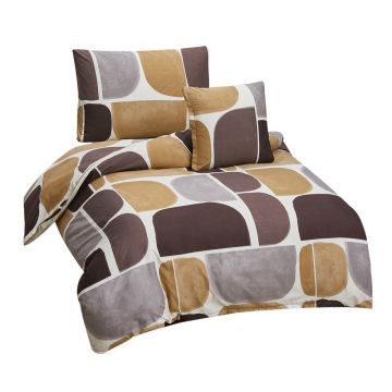 Lenjerie de pat din microsatin pentru pat de o persoană cu 3 piese 140x200 cm Pablo – My House