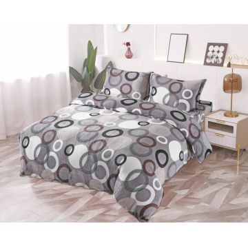 Lenjerie Jess Brown cocolino cu Elastic 180x200 (Cocolino)