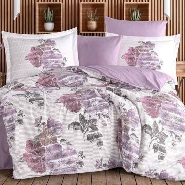 Lenjerie Sara Purple (Bumbac 100% Poplin)