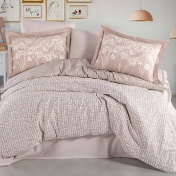 Lenjerie Velura Latte (Bumbac 100% Poplin)