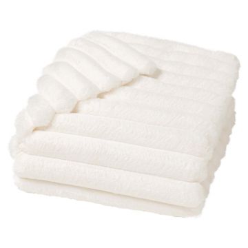 Pătură crem din micropluș/cocolino 180x220 cm Boudoir – douceur d'intérieur