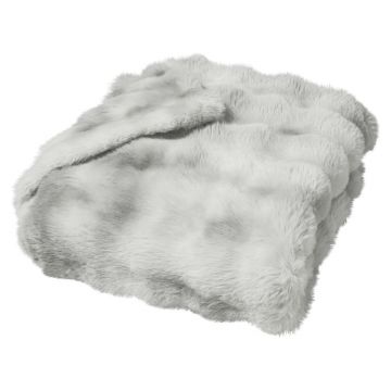 Pătură gri din micropluș/cocolino 180x220 cm Mounty – douceur d'intérieur