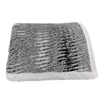 Pătură neagră din sherpa 150x200 cm Marble – My House