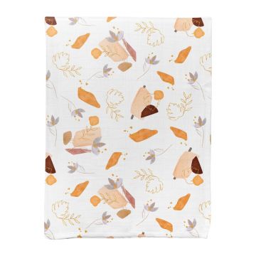 Pătură pentru copii albă din muselină 75x100 cm Boho – Mijolnir