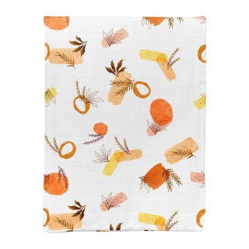 Pătură pentru copii albă din muselină 75x100 cm Rhapsody – Mijolnir