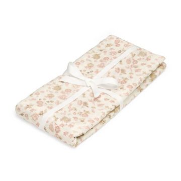 Pătură pentru copii, bej din bumbac organic 120x120 cm Augusta – Cam Cam Copenhagen