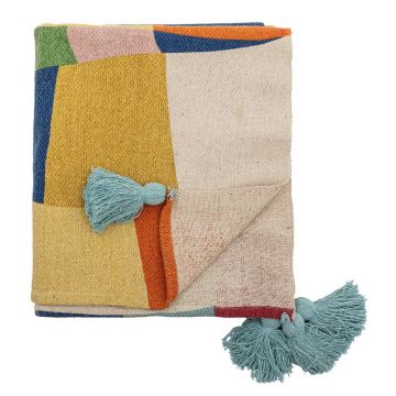 Pătură pentru copii din bumbac reciclat 130x160 cm Colorine – Bloomingville Mini
