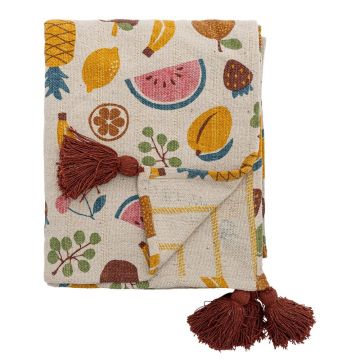 Pătură pentru copii din bumbac reciclat 130x160 cm Fruitta – Bloomingville Mini