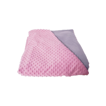 Patura ponderata de 5 kg roz cu gri 150 x 200 cm