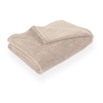 Pătură taupe din micropluș/cocolino 150x200 cm Pippa – Tiseco Home Studio