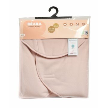 Paturica de infasat BabyNomade 0-6 luni Dusty Rose