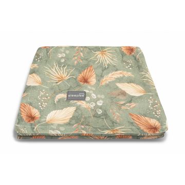 Paturica muselina si bambus 120x120 cm Boho Green Sleepee