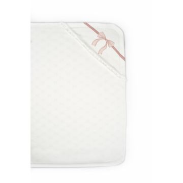 Paturica pentru nou nascut BabyCosy Bow powder