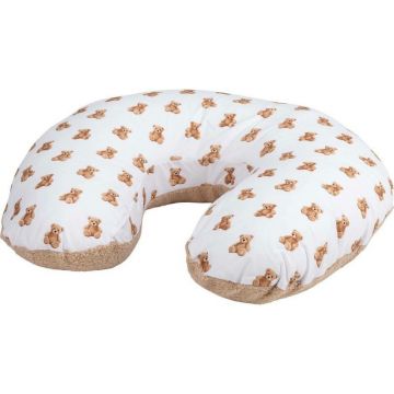 Perna alaptare, Bubaba, Cu doua fete, 70x60x18 cm, Teddys