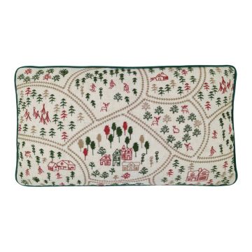 Pernă decorativă din amestec de in 30x50 cm Ski Village – Catherine Lansfield