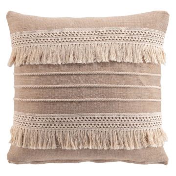 Pernă decorativă din amestec de iută 45x45 cm Cirrus – douceur d'intérieur