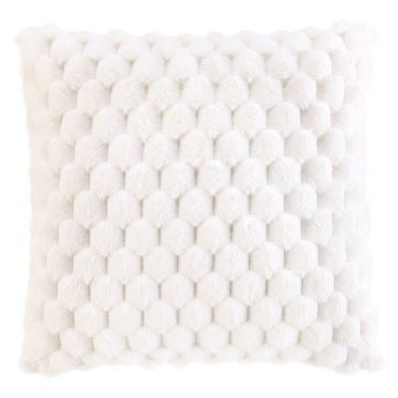 Pernă decorativă din blană artificială 45x45 cm Frosty – douceur d'intérieur