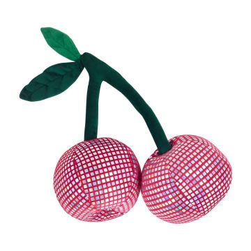 Pernă decorativă din pluș 25x30 cm Disco Cherries – Catherine Lansfield