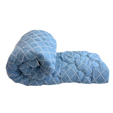 Pilota Duo Comfort Azure 200×220, Somnart, matlasata, umplutura medie-groasa 300 gr/mp, pentru primavara – toamna
