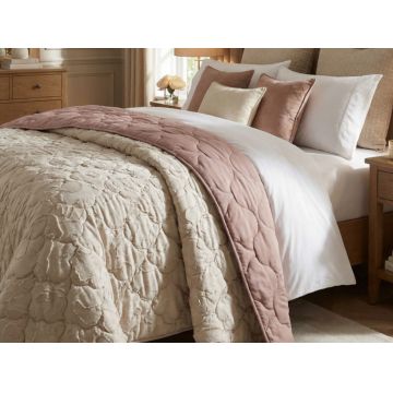 Pilota Duo Comfort Latte 200×220, Somnart, matlasata, umplutura medie-groasa 300 gr/mp, pentru primavara – toamna