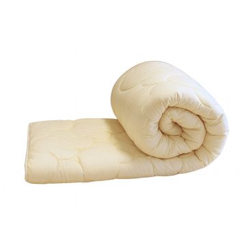 Pilota Selina Ivoire 200×220, Somnart, matlasata, umplutura medie-groasa 300 gr/mp, pentru primavara – toamna