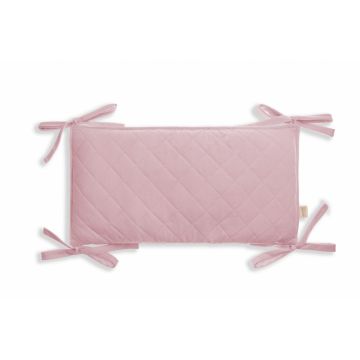 Protectie laterala pentru patut pachet 3x60 cm catifea Rose