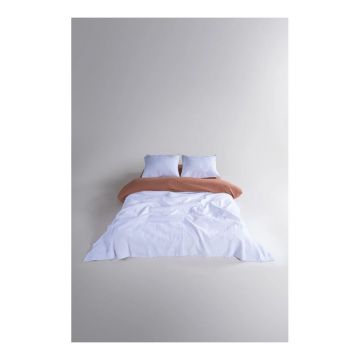 Set cuvertură și față de pernă alb din jacquard 180x240 cm Jacquard – Mila Home Luxury