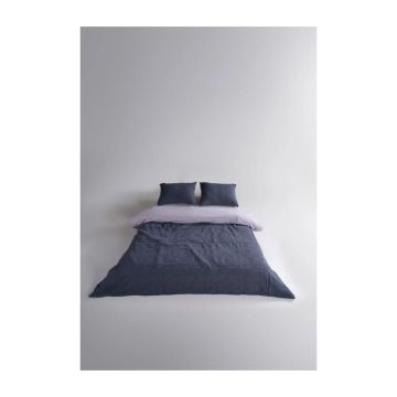 Set cuvertură și față de pernă gri închis din jacquard 180x240 cm Jacquard – Mila Home Luxury