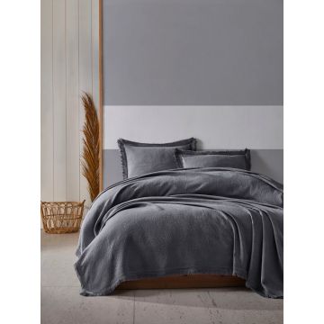 Set Cuvertura Pique Model Grace Anthracite