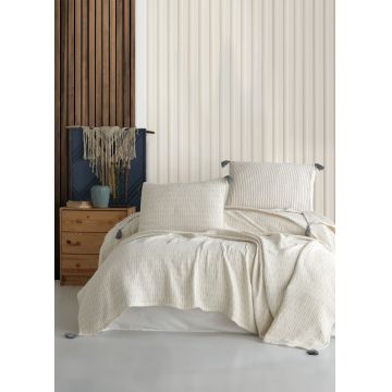 Set Cuvertura Pique Model Hermes Anthracite